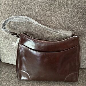 Elegant Brown Leather Bag